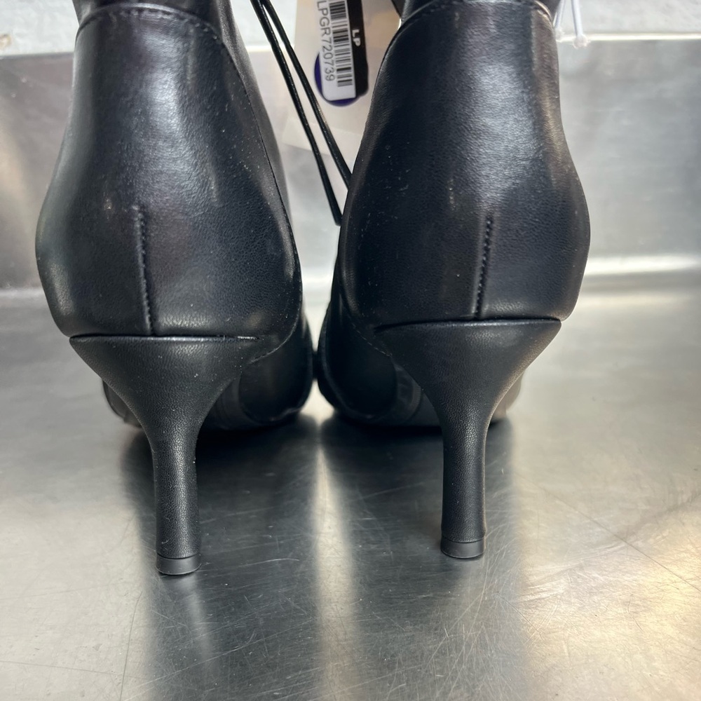 A New Day Women's Mickey Point Toe Moto Ankle Boots - Picture 4 of 7